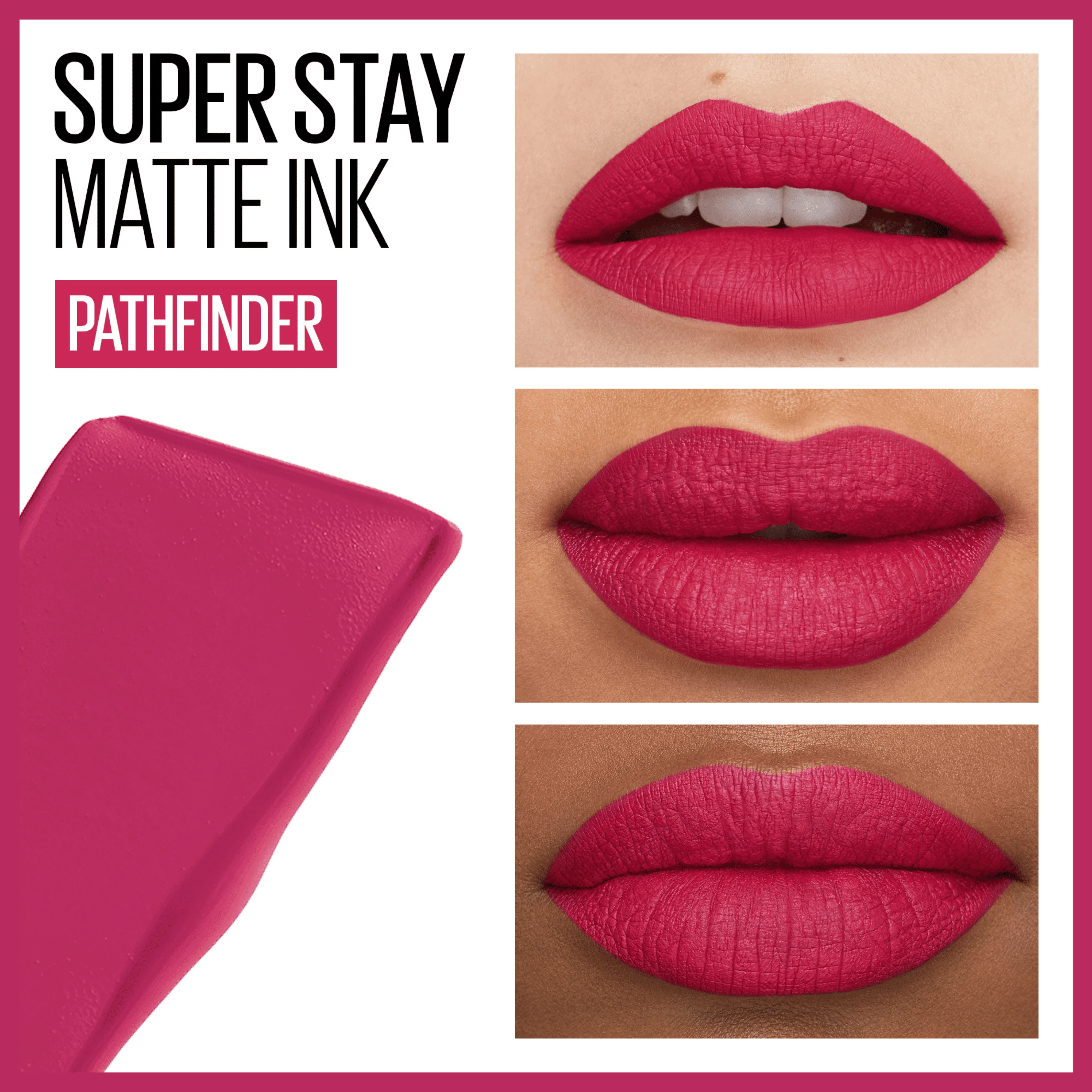 Maybelline New York - Rouge à lèvre Mat Liquide Superstay Matte Ink 150 PATHFINDER - Image 3