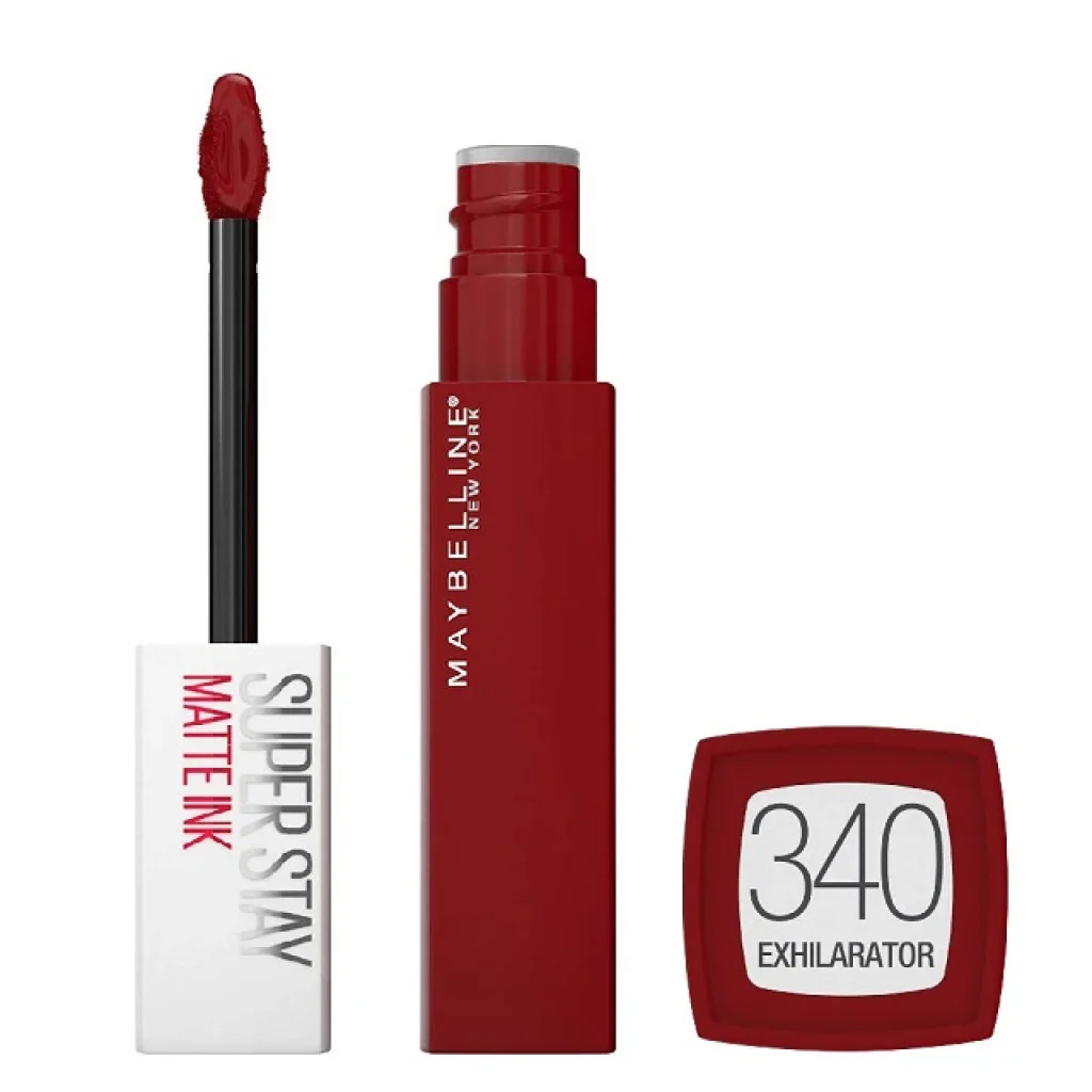 Maybelline New York - Rouge à lèvre Mat Liquide Superstay Matte Ink 340 Exhilarator - Image 3
