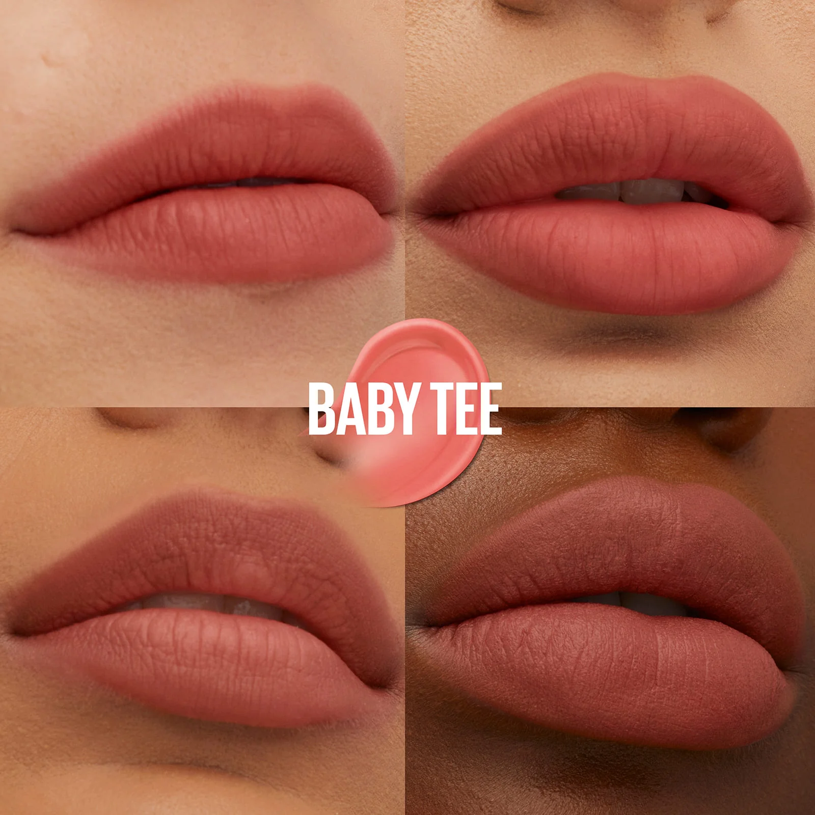 MAYBELLINE NEW YORK SUPERSTAY TEDDY TINT BLUSH À LÈVRES LIQUIDE FINI MAT FONDU BABY TEE 25 - Image 3