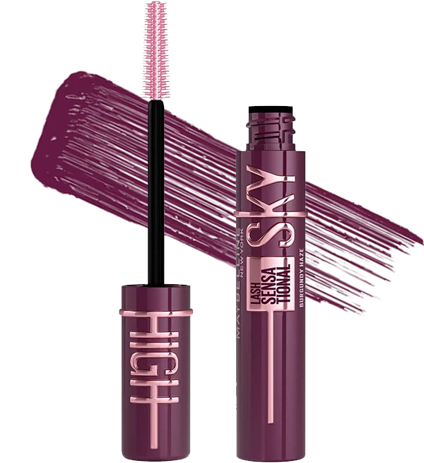 MAYBELLINE SKY HIGH Mascara Volume & Longueur BRUME BOURGOGNE - Image 3