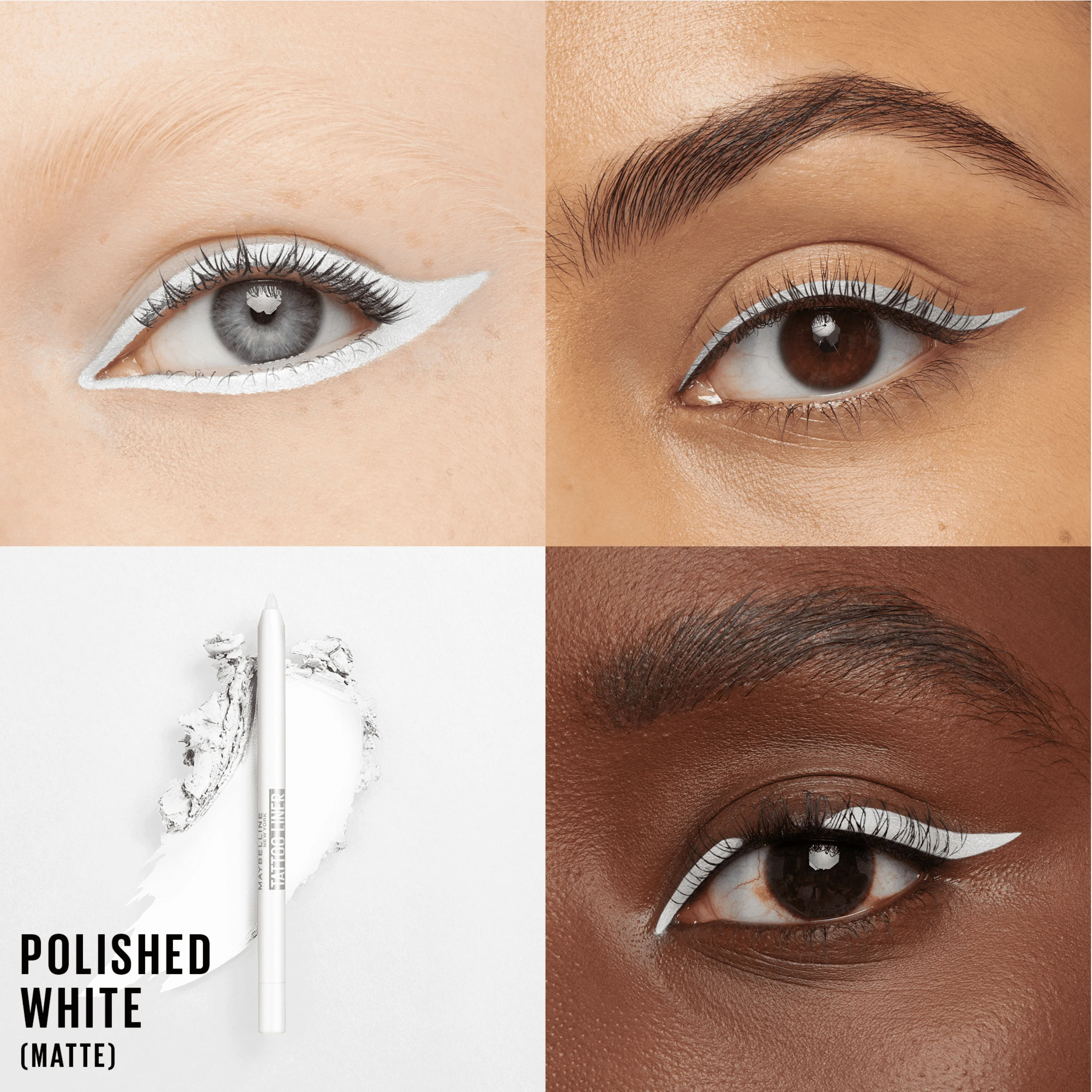 Maybelline TATTOO STUDIO SHARPENABLE GEL PENCIL Polished White - Image 5