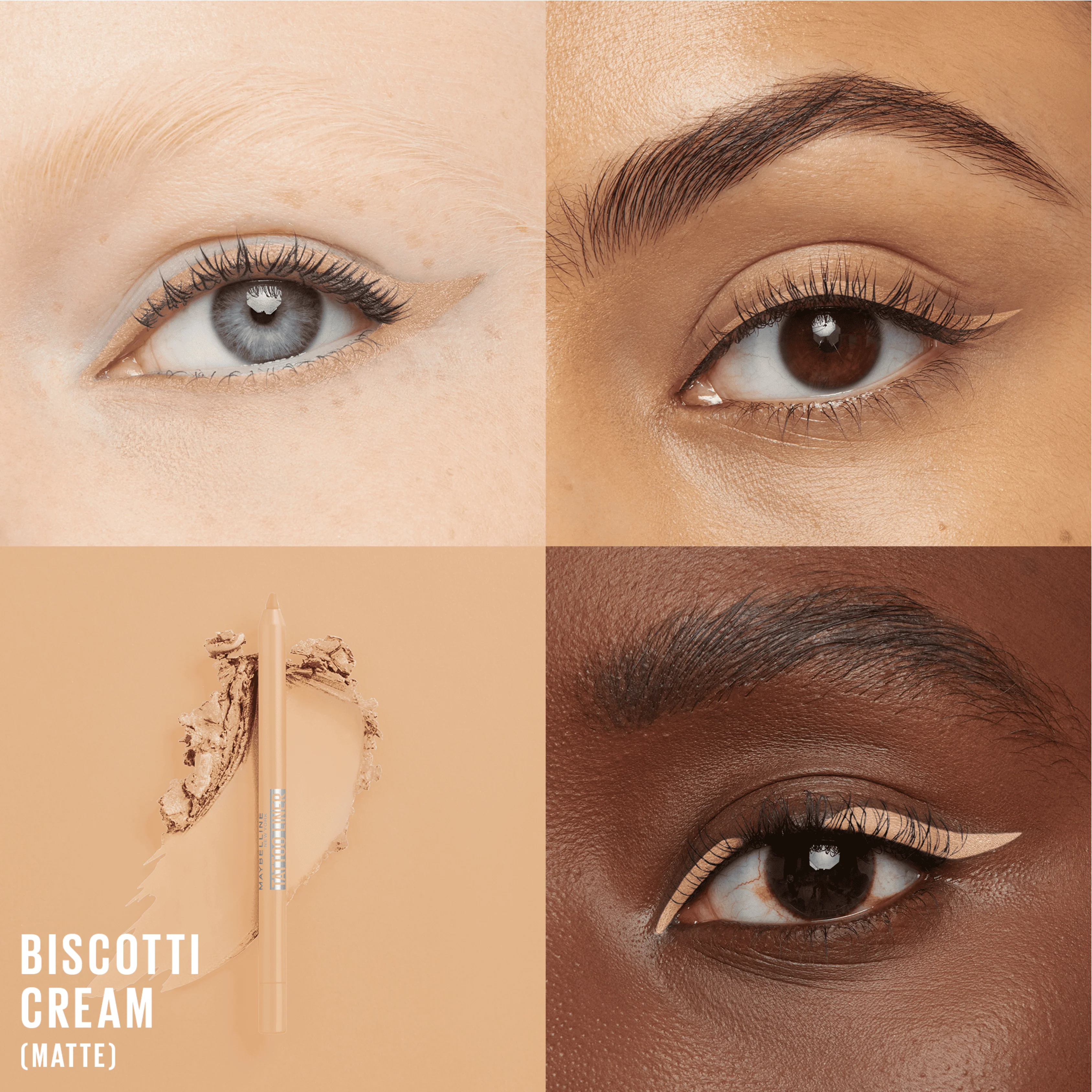 Maybelline TATTOO STUDIO SHARPENABLE GEL PENCIL BISCOTTI CREAM - Image 3