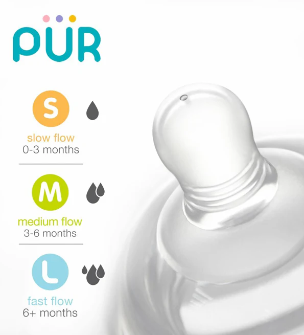 Pur Biberon Advanced Plus Wide Neck Bottle 125ml 1801 - Image 2