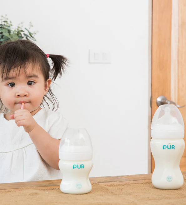 Pur Biberon Advanced Plus Wide Neck Bottle 125ml 1801 - Image 4