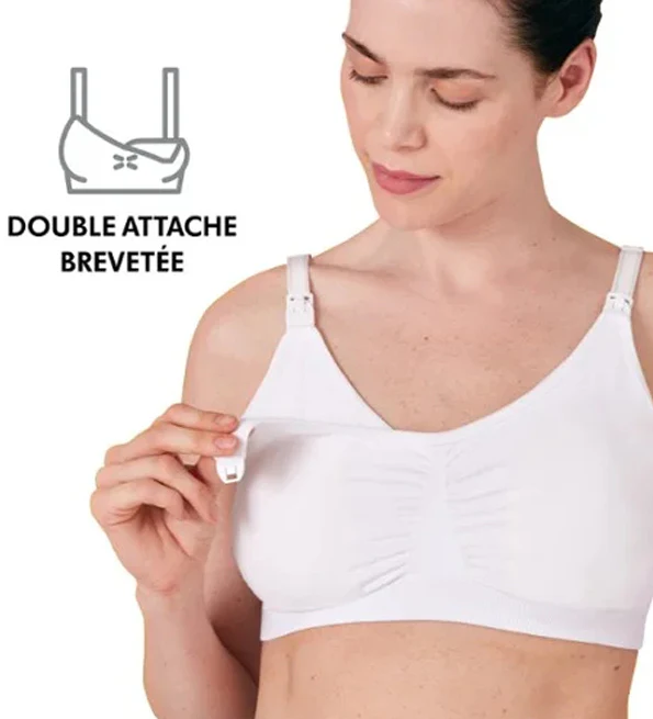 Medela Soutien-Gorge D’allaitement Et D’expression 3-En-1 Blanc Tailles S, M, L, XL - Image 4
