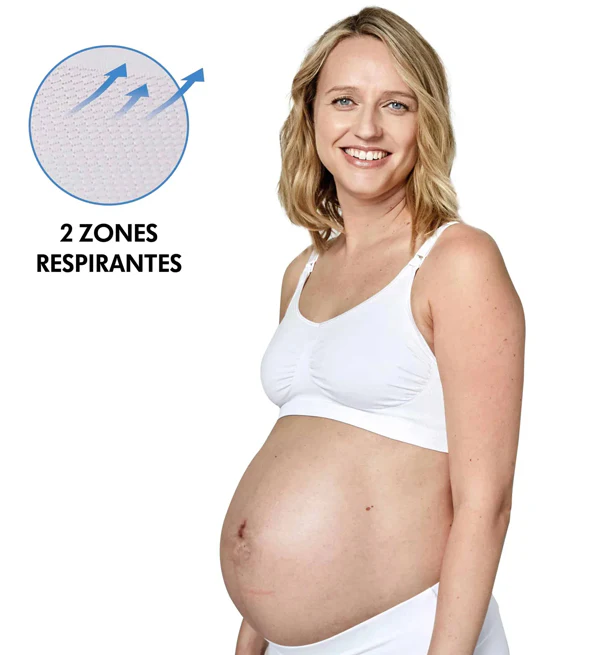 Medela Soutien-gorge de grossesse et d’allaitement Keep Cool Blanc S, M, L, XL - Image 3