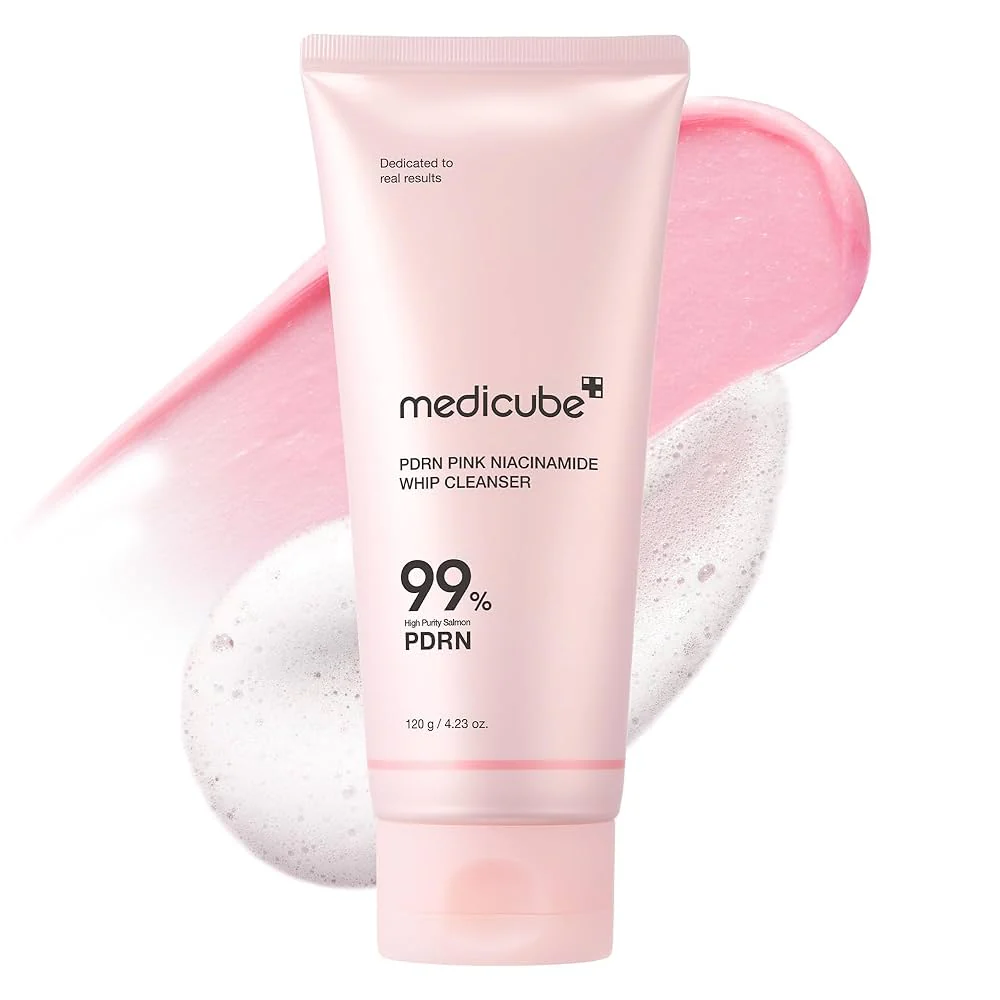 MEDICUBE PDRN PINK NIACINAMIDE WHIP CLEANSER 120G - Image 2
