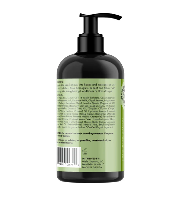 MIELLE Shampoing fortifiant romarin et menthe 355ML - Image 2