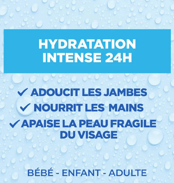 Mixa La Crème Fraîche et Fondante à l'acide hyaluronique pur  400ml - Image 3