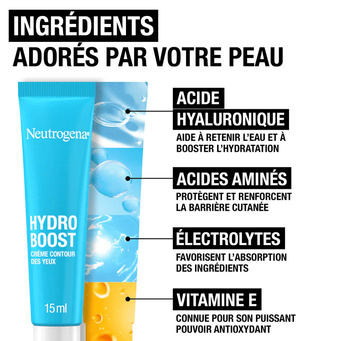 NEUTROGENA HYDRO BOOST GEL-CRÈME YEUX 15ml - Image 3