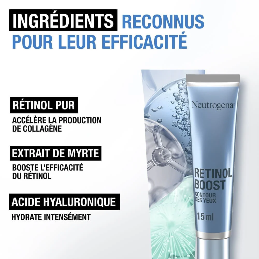 Neutrogena Retinol Boost Crème Contour des Yeux Anti-Rides 15ml - Image 5