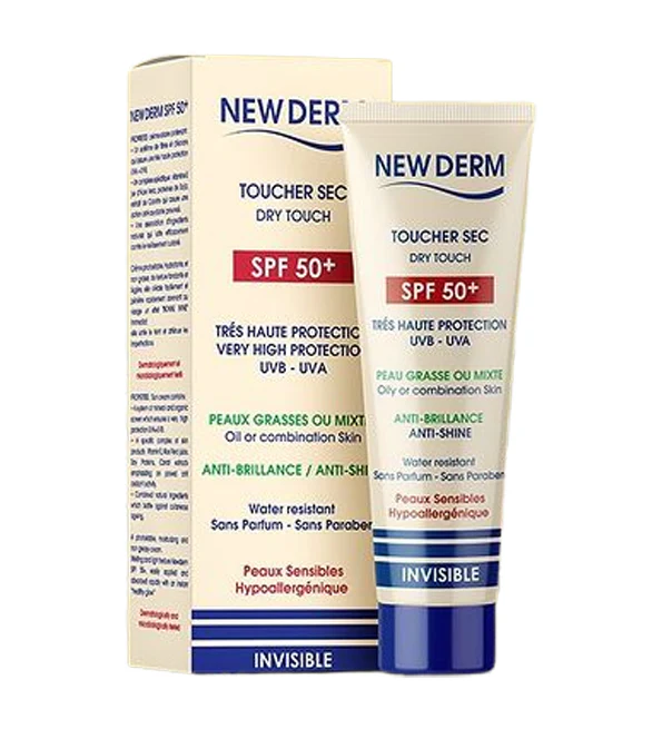 NEW DERM Écran Solaire Invisible Spf 50+ 40ml - Image 2