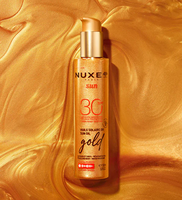 NUXE SUN Huile Solaire Gold Haute Protection SPF30 - Image 2