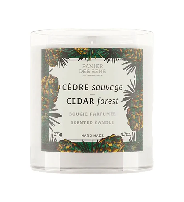 PANIER DES SENS Bougie parfumée Cèdre Sauvage 275G - Image 2
