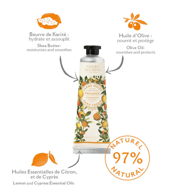 PANIER DES SENS Crème pour les mains - Provence Énergisante 30ml - Image 2