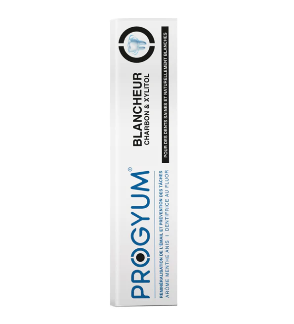 Progyum Dentifrice Blancheur Charbon & Xylitol 75ml - Image 2