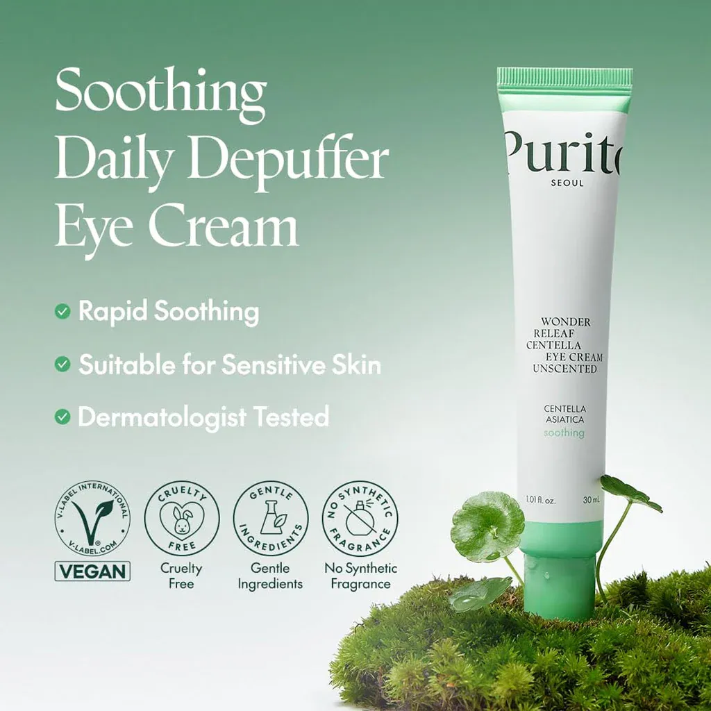 Purito Wonder Releaf Centella Eye Cream Unscented 30ml - Image 2