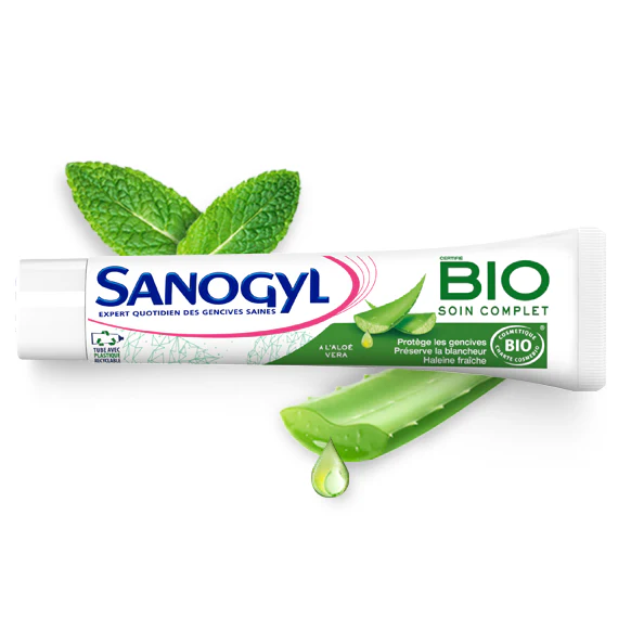 Sanogyl Le dentifrice Bio COMPLET A L'aloe vera 75ml - Image 2