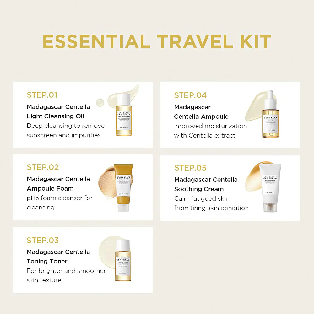 SKIN 1004 MADAGASCAR CENTELLA TRAVEL KIT - Image 3