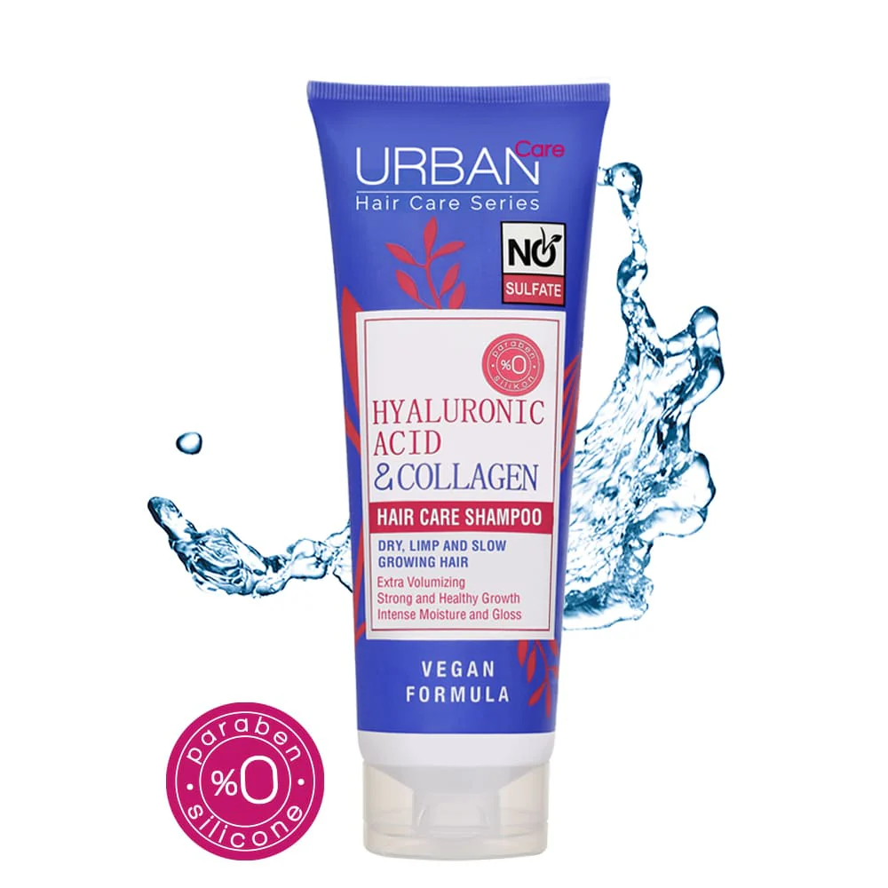 URBAN CARE SHAMPOOING EXTRA VOLUME ACIDE HYALURONIQUE & COLLAGÈNE 250ml - Image 2