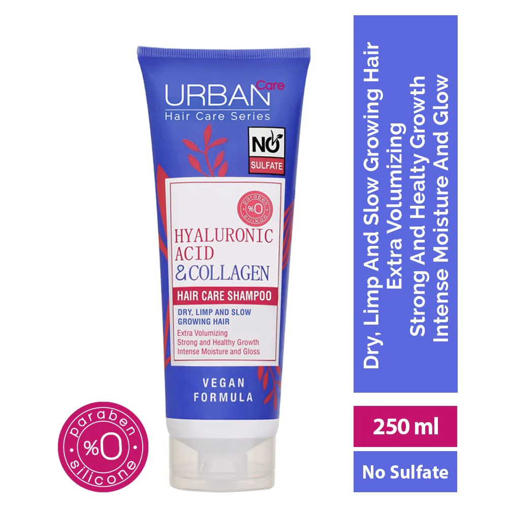 URBAN CARE SHAMPOOING EXTRA VOLUME ACIDE HYALURONIQUE & COLLAGÈNE 250ml - Image 3