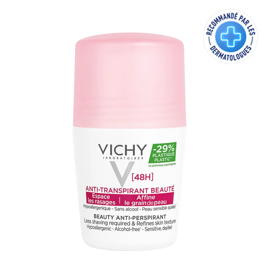 Vichy déodorant éclaircissant anti-transpirant 48h peau sensible – 50ML - Image 2