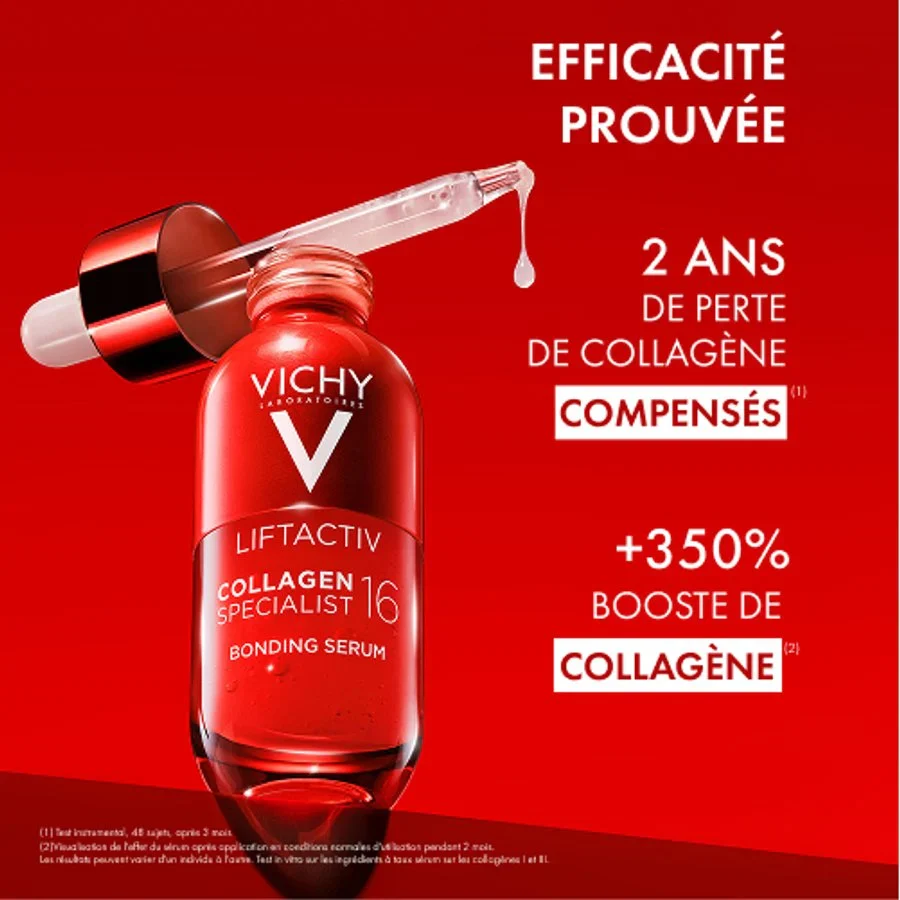 VICHY LIFTACTIV COLLAGEN SPECIALIST 16 BONDING SÉRUM ANTI-ÂGE 30ML - Image 6