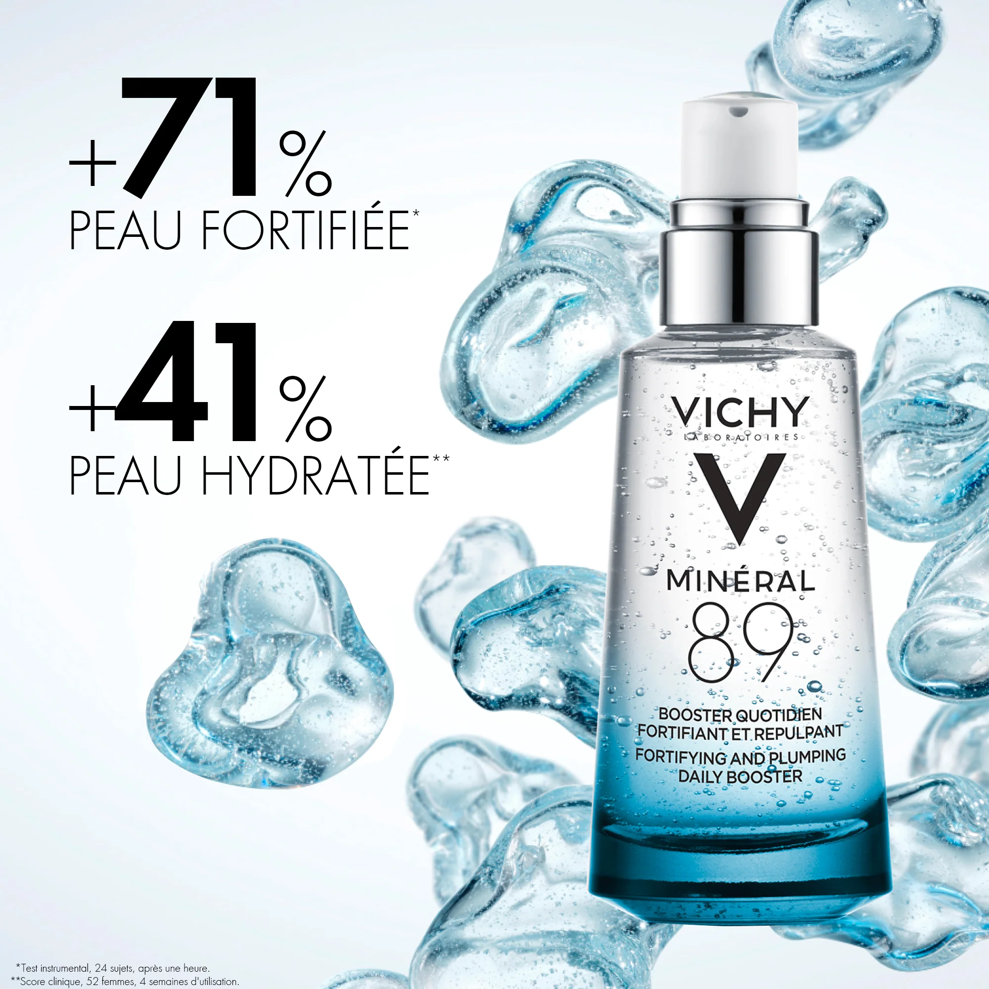 Vichy minéral 89 sérum booster hydratant fortifiant et repulpant 50 ml - Image 10